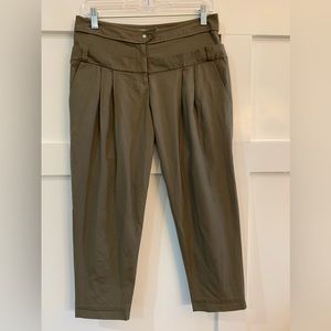 Lu Lu Cheung brown khaki balloon pants size 8/10